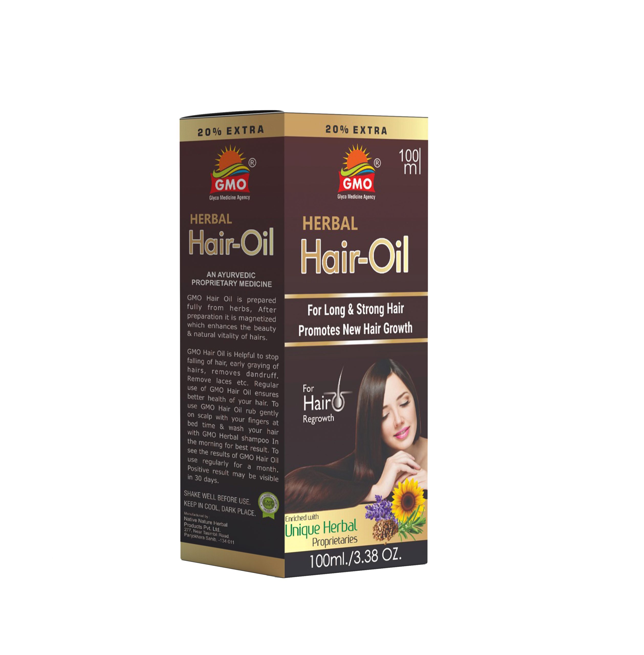 GMO Herbal Hair oil